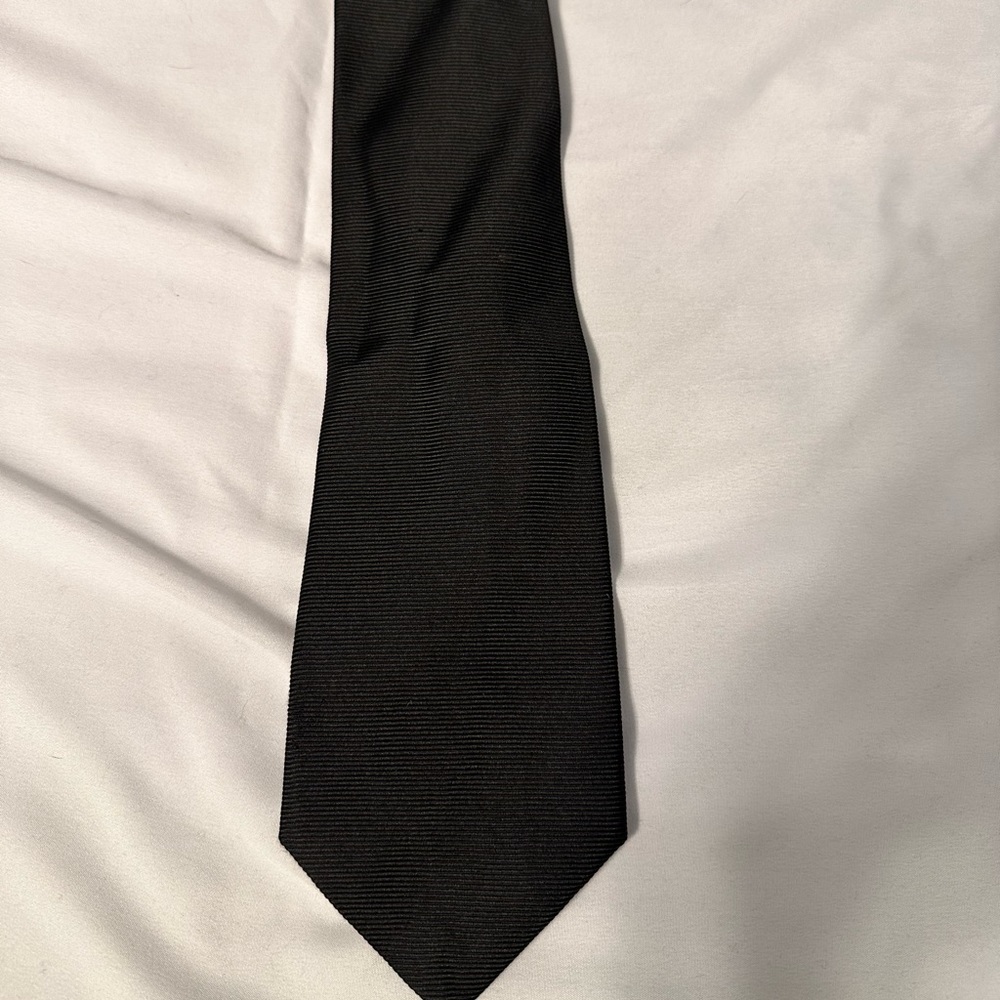 Big and Tall Black Tie